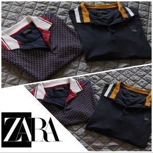 2 ZARA polo t-shirts